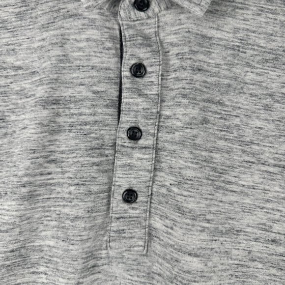 EXPRESS Stretch Men’s Sz Small Gray Collared Short Sleeve Shirt - Picture 2 of 5